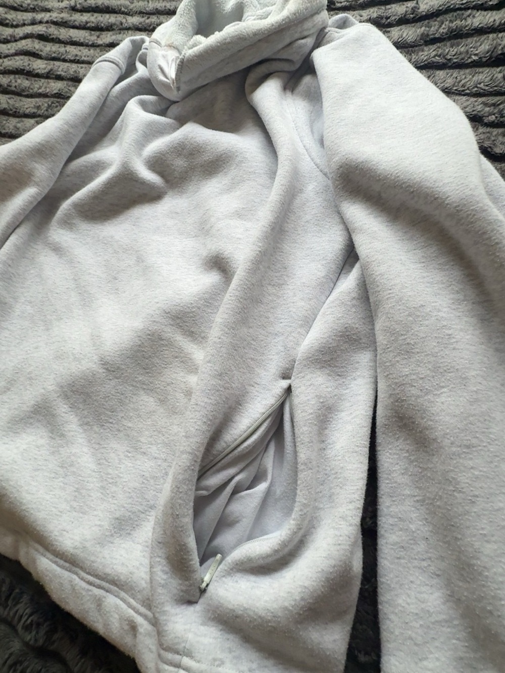 Athleta heather Gray Funnel Neck Sweater - Picture 2 of 3
